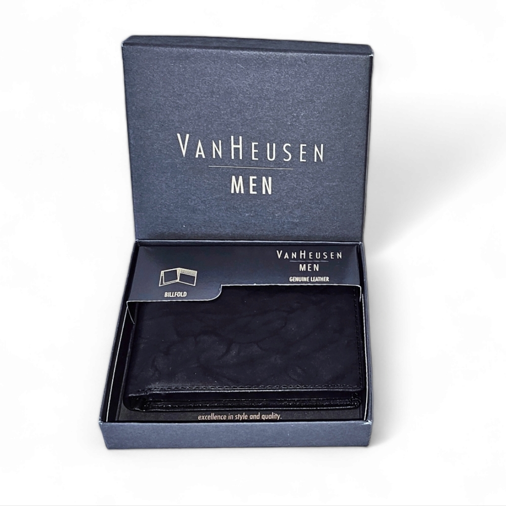 New Van Heusen Men's Genuine Leather Bifold Wallet